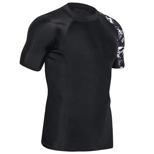Rashguard Personalizado 2025 de Alta Calidad con Protección UV y Características Transpirables, Spandex/Poliéster, Manga Corta, Logotipo MMA Personalizable - Product Image 6