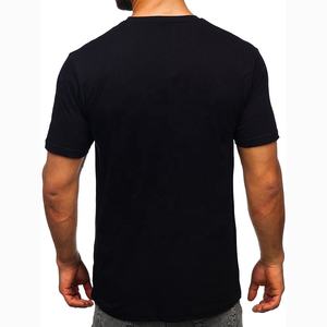 2024 T-shirt surdimensionné noir personnalisé en coton de haute qualité pour hommes impression de T-Shirt vierge de poids lourd - Product Image 3