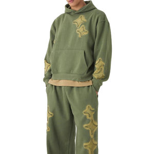 Sudadera con Capucha Personalizada con Estampado y Bordado, Diseño Holgado, Estilo Urbano, para Hombre, con OEM - Product Image 5