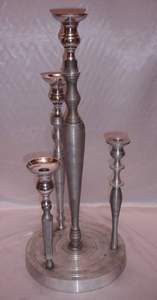 Portavelas de mesa de fundición de Metal decorativo combinado para decoración de hogar, y boda Hotel, soporte de vela Premium - Product Image 3