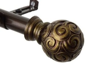 Perilla de fijación de cortina de latón moderna al por mayor, soporte de cortina de metal con logotipo personalizado, herrajes de lujo para puertas y ventanas - Product Image 2