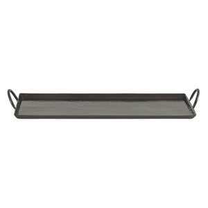 Luxury <b>Black</b> Rectangle Shape Hammered Aluminium <b>Vanity</b> Tray at Reasonable Price For Restaurant Hotel Use - Product Image 1