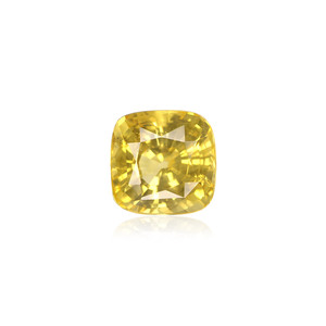 Piedra de Zafiro Amarillo Natural de 9.89 Quilates, Facetada con Corte Esmeralda Ovalado Marquise, Disponible en Tonos Marrón, Rojo y Rosa, Tratada con Calor - Product Image 1