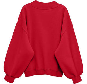 Sweat-shirt à capuche oversize pour femme avec logo frontal, tissu doux et respirant, coupe décontractée, bordure côtelée, pour tous les jours - Product Image 2