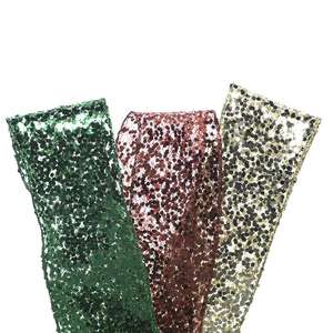 3D Dots Metallic Glitter <b>Ribbon</b> Fashionable Polyester Grosgrain for Birthday & Christmas Decorations Plastic Spool - Product Image 4