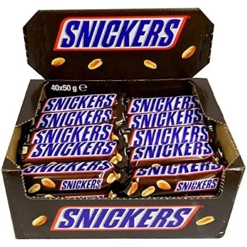 ช็อกโกแลต Snickers ขนมที่มีรสนิยมพร้อมส่ง