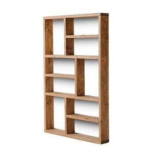 ชั้นเก็บของไม้อะคาเซียแบบชนบทขนาดเล็กชั้นวางแสดงของแบบปรับได้ชั้นหนังสือตั้งโต๊ะทำจากไม้ - Product Image 6