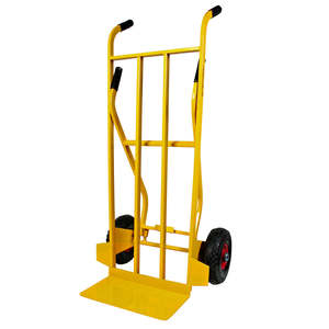 Carretilla de Jardín de Doble Manija con Ruedas Neumáticas, Estructura Cerrada para Uso Industrial, Subida de Escaleras, Personalizable OEM - Product Image 1