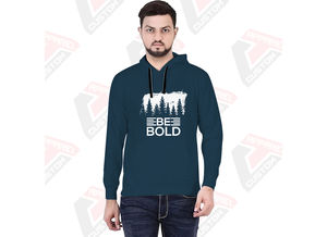 Pull à capuche pour hommes de qualité supérieure Ultra confortable et confortable 100% coton brodé teint uni avec impression numérique pour l'hiver - Product Image 5