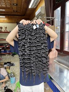 Venta al por mayor tendencia de alta calidad mechones rizados cabezas de entrenamiento de cabello humano vietnamita para mujeres negras vendedores - Product Image 6