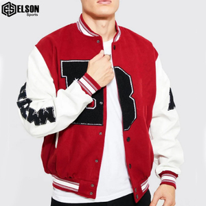 2025 nouveautés bonne qualité élégant Bomber personnalisé hiver hommes broderie varsity basket Bomber veste - Product Image 6