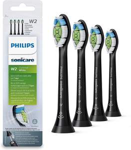 Têtes de brosse de rechange Philips Sonicare Premium Plaque Defence compatibles BrushSync, lot de 4, noir - HX9044/33 - Product Image 4