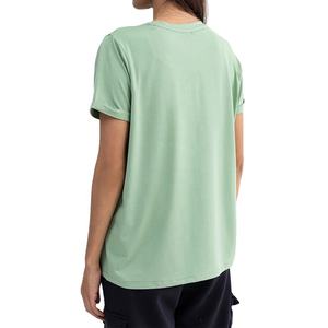 Camisetas de Mujer Lisas de Algodón para Impresión Personalizada, Camiseta de Manga Corta con Cuello Redondo - Product Image 4