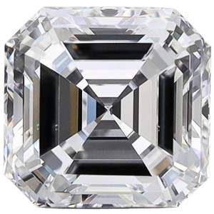 Diamante de Laboratorio Asscher de 3 Quilates, Color F, Claridad VS1, Certificado IGI, Corte Asscher, Suelto - Product Image 2