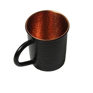 Mug à eau en cuivre pur, décoratif, artisanal, au design martelé, finition cuivre, pour usage multifonctionnel - Product Image 5
