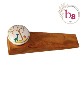 Boutons de porte en bois faits à la main en céramique pour chambre à coucher cuisine salon extérieur Villa entrepôt-article cadeau multifonctionnel - Product Image 2