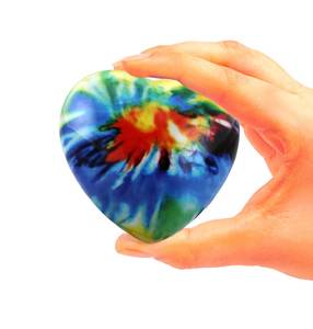 Tie Dye Heart <b>Keepsake</b> Urn Mini <b>for</b> <b>Ashes</b> Colorful Memorial with Velvet Box - Product Image 4