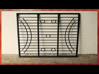 Rejas de Hierro Antirrobo para Ventanas Fijas, Impermeables, para Exteriores, Diseño Minimalista, Precio de Fábrica, Venta al por Mayor, Sparxwizz