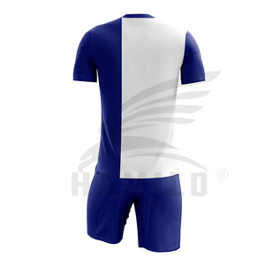 Uniforme de football pour hommes 100% polyester pas cher, best-seller 2024, nouveau design, col en V, séchage rapide, nom d'équipe personnalisé, HAMILO SPORTS - Product Image 2