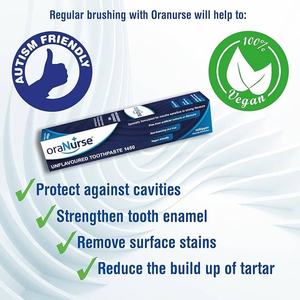Pasta Dental Oranurse de 50 ml sin Sabor para Niños y Adultos, Concentración de 1000 ppm - Product Image 2