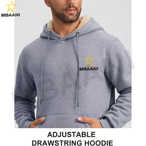 Sweat-shirts à capuche Sherpa, sweats de sport en couleur personnalisée - Product Image 5