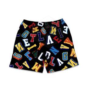 Pantalones cortos de entrenamiento de gimnasio de malla de poliéster de secado rápido con logotipo personalizado, pantalones cortos de malla de sublimación para hombres a precio razonable - Product Image 3
