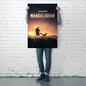Affiche de style moderne The Mandalorian, toile décorative murale - Product Image 3