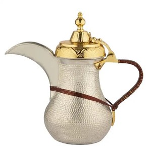 กาน้ำชาโลหะสไตล์คลาสสิกสำหรับโรงแรมกาแฟอาหรับทำด้วยมือคุณภาพสูงสำหรับประสบการณ์กาแฟแฟนซี - Product Image 2