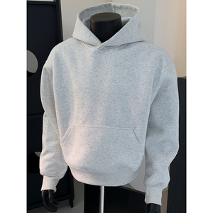 Sudadera con Capucha de Forro Polar Corto, Gruesa, de Invierno para Hombre, de Alta Calidad, Personalizada, Bordada, de Poliéster/Algodón, 320/340 Gsm - Product Image 4