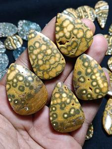 Alta calidad Natural multicolor océano jaspe suelto ovalado cabujón piedras preciosas venta al por mayor lote mezcla forma para la fabricación de joyas de piedras preciosas, - Product Image 3