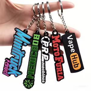 Llavero de PVC de goma suave personalizado de estilo 2025, colores vibrantes, personajes 3D de doble cara, accesorio de moda - Product Image 1