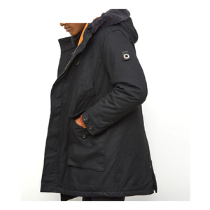 Vestes parka personnalisées pour hommes hiver chaud respirant laine coton remplissage longue longueur imperméable fabricant nouveauté - Product Image 2