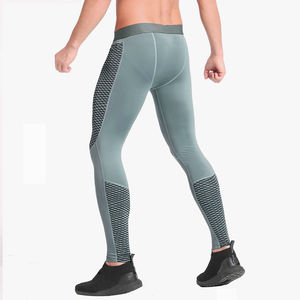 Leggings de Compresión Sublimados de Venta Caliente al por Mayor para Hombre, Diseño Personalizado, Secado Rápido, Cintura Ajustable, Colores Personalizados, Logotipo - Product Image 2