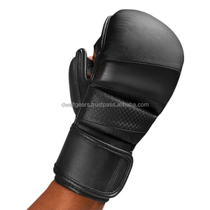 Guantes de Sanda MMA Estilo Profesional, Cuero PU, Acolchado Reforzado, Entrenamiento, Fabricante OEM Personalizado - Product Image 2