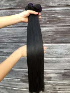 Bundles de cheveux Remy naturels de couleur Super Double Drawn Bone Straight Extensions de cheveux 100% humains - Product Image 4