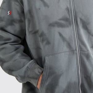 Conjunto Deportivo Personalizado para Hombre 2026, Sudadera con Capucha Extra Grande de Felpa de Algodón, Pantalones Deportivos Acampanados, con Capucha, para Invierno - Product Image 6