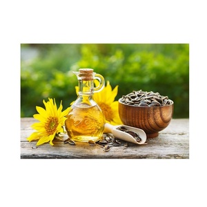 100% Huile de tournesol biologique raffinée brute pour la cuisson en vrac emballée dans un tambour et une bouteille en plastique directement à partir de tournesols - Product Image 3