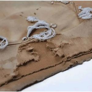 Vintage Heavyweight Cotton 400 Gsm <b>Oversized</b> Boxy Sweatshirt Sun Fade Wash Cropped Distressed Custom logo Graphic <b>Hoodie</b> <b>for</b> <b>Men</b> - Product Image 2