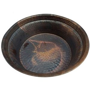 Bol en cuivre pur fabriqué à la main de bonne qualité pour la cuisine et la vaisselle, prix de gros d'Inde - Product Image 2