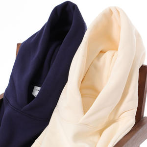 Sweat à capuche en coton pour hommes Vente en gros Logo personnalisé Premium épaule tombante vierge plaine éponge française poids lourd 400 500 600 GSM - Product Image 5