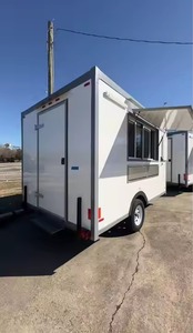 Camion bouffe de rue mobile entièrement équipé pour la vente de crème glacée et traiteur Camion bouffe de rue d'occasion Camion bouffe de rue pour l'extérieur Prêt pour l'approvisionnement - Product Image 2