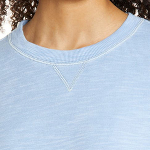 Jersey con diseño de logotipo totalmente personalizado para mujer, sudaderas, ropa deportiva de gimnasio de lana para invierno, tela de felpa con logotipo de posición frontal - Product Image 3
