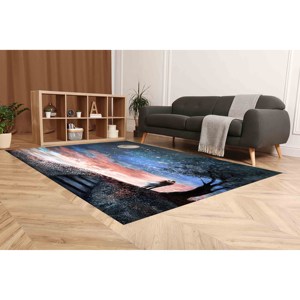 Alfombra Cielo Estrellado, Alfombra Estampada, Alfombra Decorativa, Alfombra para Regalo, Alfombra Suave, Alfombra de Interior, Alfombra Suave No Tejida - Product Image 3