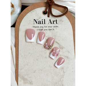 Autocollants pour ongles de mariée élégants, effet blush, pour mariées et demoiselles d'honneur - Product Image 3