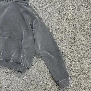 Sudadera con capucha Unisex de gran tamaño de algodón liso de alta calidad 6XL, sudadera bordada personalizada para hombre, patrón 3D en relieve - Product Image 3