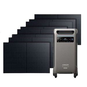 ชุดเครื่องกำเนิดไฟฟ้าพลังงานแสงอาทิตย์ SOLIX F3800 Plus ลดราคาจากโรงงาน พร้อมแผงโซลาร์เซลล์แบบแข็ง 8 ชิ้น 440 วัตต์ ความจุ 2048 วัตต์ชั่วโมง อินเวอร์เตอร์ Pure Sine Wave MPPT 3840 วัตต์ - Product Image 1
