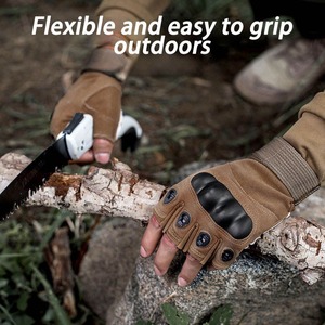 Gants tactiques unisexes respirants antidérapants à demi-doigts de haute qualité en gros pour le cyclisme, la chasse, les sports de plein air au Pakistan - Product Image 6