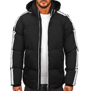 เสื้อแจ็คเก็ตผ้าควิลท์สำหรับผู้ชายพิมพ์ลายสีขาวน้ำหนักเบากันลมใส่ในฤดูหนาว - Product Image 6