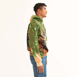 Pull à capuche tie-dye personnalisé pour homme, nouveau design, 100% coton, sweat-shirt en molleton décontracté, sweat-shirt d'hiver de haute qualité - Product Image 4