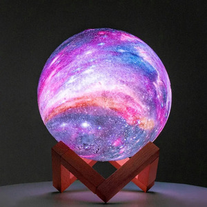 Moon Bluetooth Touch Lamp <b>Speaker</b> - Assorted Colors - Product Image 3